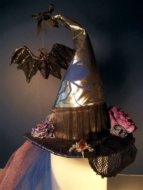 Periwinkle witch hairpiece